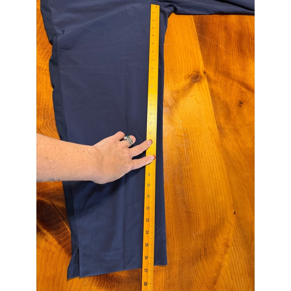 Baleaf Navy Blue Athletic Golf Pants Women 2XL UPF 50+ Sun Protection Mesh Trim - Picture 5 of 5